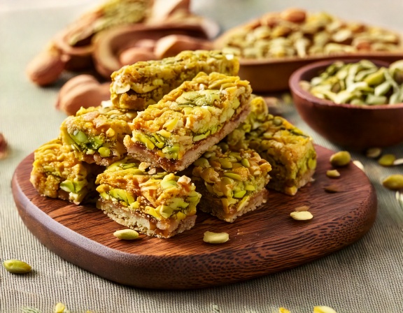 Barritas Energéticas de Pistachos y Avena