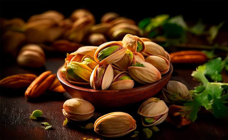 racion ideal de pistachos