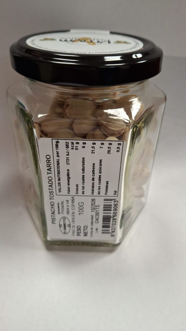 Glass jar 100g toasted and salted - Image 3
